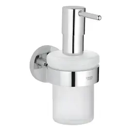 Дозатор для рідкого мила Start QuickFix Grohe 41195000 Chrome — вид на білому тлі