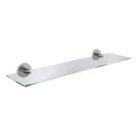 Поличка скляна 530 мм Start QuickFix Grohe 41202DC0 Super Steel — вид на білому тлі