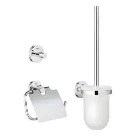 Набір аксесуарів 3 в 1 Start QuickFix Grohe 41204000 Chrome — вид на білому тлі