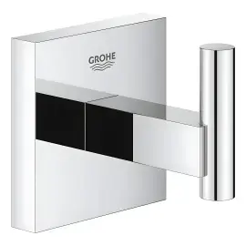 Крючок Start Cube QuickFix Grohe 40961000 White Alpin — вид на белом фоне