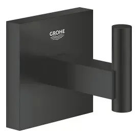Гачок Start Cube QuickFix Grohe 409612430 Matt Black — вид на білому тлі