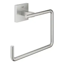 Тримач для рушників Start Cube QuickFix Grohe 40975DC0 Super Steel — вид на білому тлі