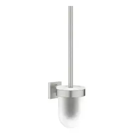 Щітка для унітазу Start Cube QuickFix Grohe 40977DC0 Super Steel — вид на білому тлі