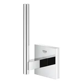 Тримач для запасного рулону туалетного паперу Start Cube QuickFix Grohe 40979000 Chrome — вид спереду