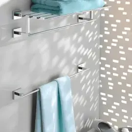 Тримач для рушника 600 мм Start Cube QuickFix Grohe 41089000 Chrome — вид спереду