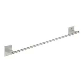 Тримач для рушника 600 мм Start Cube QuickFix Grohe 41089DC0 Super Steel — вид на білому тлі