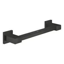 Поручень 300 мм Start Cube QuickFix Grohe 410942430 Matt Black — вид на білому тлі