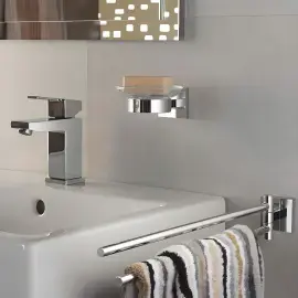 Мильниця настінна Start Cube QuickFix Grohe 41096000 Chrome — вид спереду