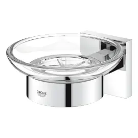 Мильниця настінна Start Cube QuickFix Grohe 41096000 Chrome — бічний ракурс