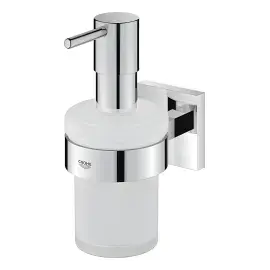 Дозатор для рідкого мила Start Cube QuickFix Grohe 41098000 Chrome — вид спереду