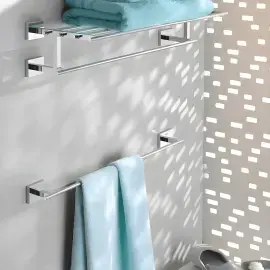 Полиця для рушників Start Cube QuickFix Grohe 41099000 Chrome — вид спереду