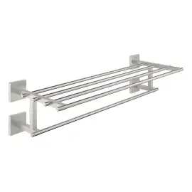 Полиця для рушників Start Cube QuickFix Grohe 41099DC0 Super Steel — вид на білому тлі