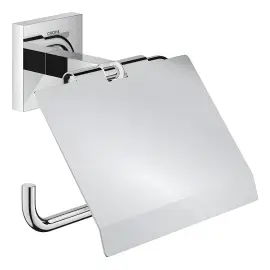 Тримач для туалетного паперу Start Cube QuickFix Grohe 41102000 Chrome — вид на білому тлі