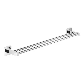 Тримач для рушників подвійний 600 мм Start Cube QuickFix Grohe 41104000 Chrome — вид на білому тлі
