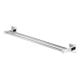 Тримач для рушників подвійний 600 мм Start Cube QuickFix Grohe 41104000 Chrome — вид спереду