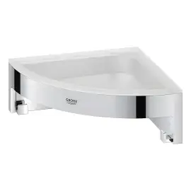 Поличка кутова Start Cube QuickFix Grohe 41106000 Chrome — вид спереду