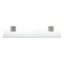 Поличка скляна 530 мм Start Cube QuickFix Grohe 41109DC0 Super Steel — вид спереду