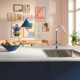 Змішувач для кухні з подачею фільтрованої води GROHE Blue Pure StartCurve Grohe 30592000 — вид спереду