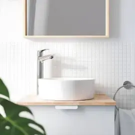 Змішувач для раковини високий StartEdge, з донним клапаном Push-Open, розмір XL QuickFix Grohe 23777001 — вид спереду