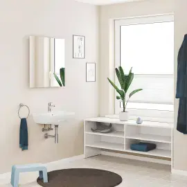 Змішувач для раковини StartEdge з донним клапаном Push-Open, розмір S QuickFix Grohe 23900001 — вид спереду