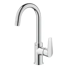 Змішувач для раковини високий StartEdge, розмір L QuickFix Grohe 24201001 — бічний ракурс