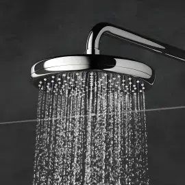 Верхній душ з настінним тримачем Tempesta 210 Grohe 26411000 — вид спереду
