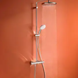 Душова система з термостатом Tempesta 250 Grohe 26670001 — вид спереду