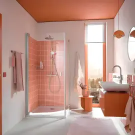Душова система з термостатом Tempesta 250 Grohe 26670001 — бічний ракурс