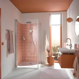 Душова система з термостатом Tempesta 250 Cube Grohe 26689001 — вид спереду