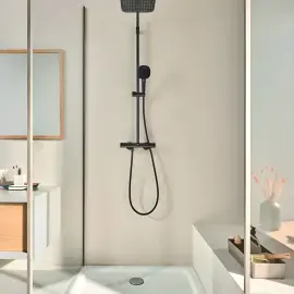 Душевая система с термостатом Tempesta 250 Cube Grohe 266892431 — вид спереди