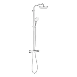 Душова система з термостатом Tempesta 210 Grohe 26811001 — вид на білому тлі