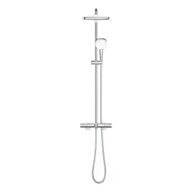 Душова система з термостатом з виливом для ванни Tempesta 250 Cube Grohe 26975001 — вид спереду