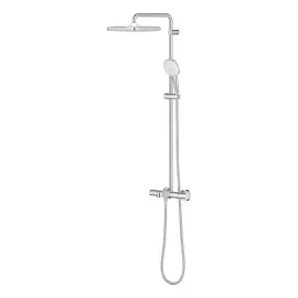 Душова система з термостатом з виливом для ванни Tempesta 250 Cube Grohe 26975001 — бічний ракурс