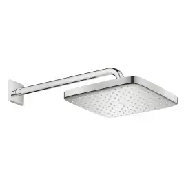 Верхній душ з настінним тримачем Tempesta 250 Cube Grohe 26687000 — вид на білому тлі