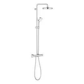 Душова система з термостатом Tempesta Cosmopolitan 210 Grohe 27922001 — вид на білому тлі