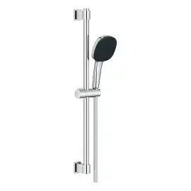 Душови гарнітур з 2 типами струменю зі стійкою 600 мм Vitalio Comfort 110 QuickFix Grohe 26398001 — вид на білому тлі