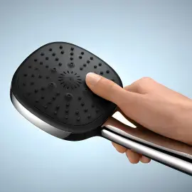 Душови гарнітур з 2 типами струменю зі стійкою 600 мм Vitalio Comfort 110 QuickFix Grohe 26398001 — вид згори