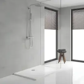 Душова система з термостатом Vitalio Joy XXL 230 Grohe 26365000 — бічний ракурс