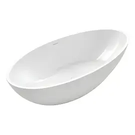 Ванна Carezza Gruppo Treesse V308BL Glossy White — вид на білому тлі