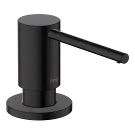 Дозатор миючих засобів A41 Hansgrohe 40438670 Matt Black — вид на білому тлі