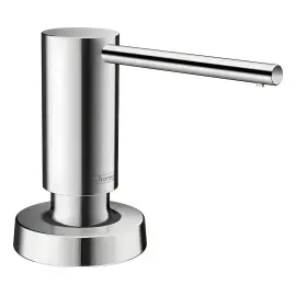 Дозатор миючих засобів A51 Hansgrohe 40448000 Chrome — вид на білому тлі