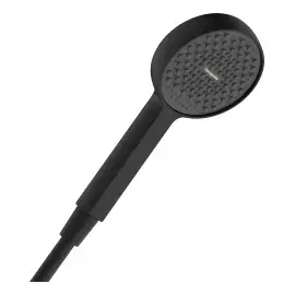 Ручний душ 1jet Activera S Hansgrohe 28032670 Matt Black — вид на білому тлі