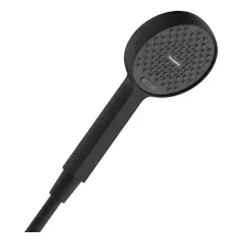 Ручний душ 2jet Activera S Hansgrohe 28034670 Matt Black — вид на білому тлі