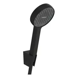 Душовий гарнітур 2jet Activera S Hansgrohe 28052670 Matt Black — вид на білому тлі