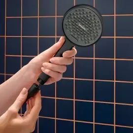Душовий гарнітур 2jet Activera S Hansgrohe 28052670 Matt Black — вид спереду