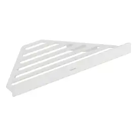 Кутова душова поличка AddStoris Hansgrohe 41741700 White Matt — вид на білому тлі