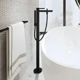 Тримач для рушника AddStoris Hansgrohe 41747670 Matt Black — вид спереду