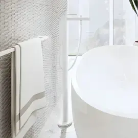 Тримач для рушника AddStoris Hansgrohe 41747700 White Matt — вид спереду