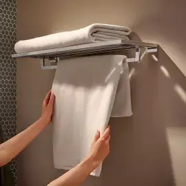 Вішалка для рушників AddStoris Hansgrohe 41751000 Chrome — вид спереду