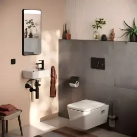 Йоржик AddStoris Hansgrohe 41752670 Matt Black — вид спереду